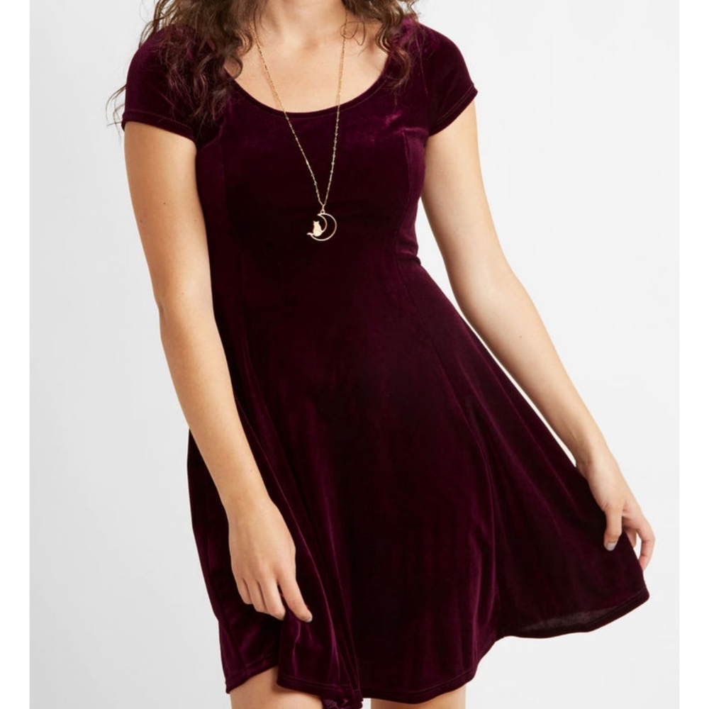Velvet Skater Dress